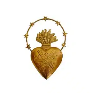 Ex-Voto Cœur Auréole - Boncoeurs