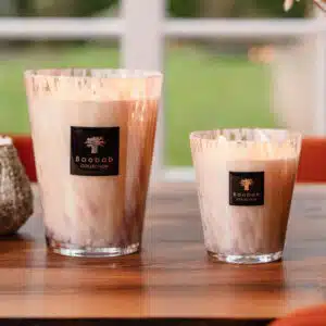 Bougie Baobab White Pearls
