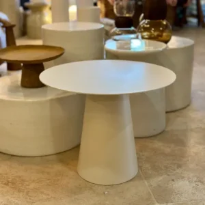 Table Basse en Métal LOMBOK Coton Perlé D50