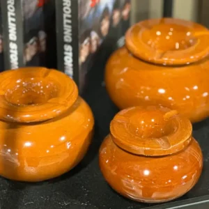Cendrier en Terre Cuite Caramel