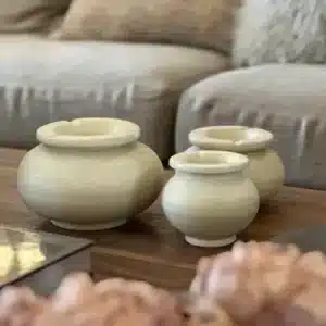 Cendrier en Terre Cuite Crème
