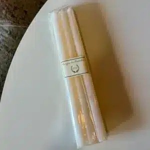6 Bougies Coniques design Ivoire - La Ciergerie des Prémontrés