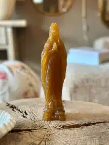 Vierge Prière Vieille Cire