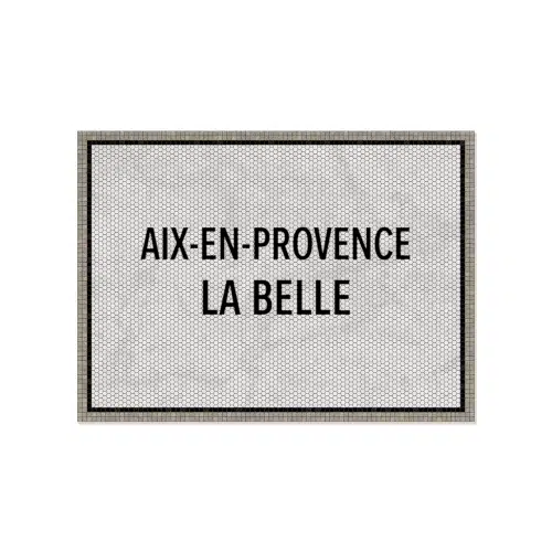 Set de Table Vinyle "Aix-en-Provence La Belle"