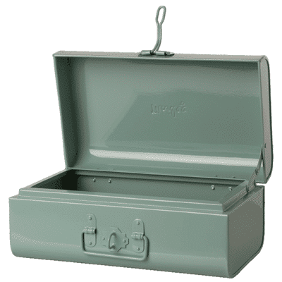 Valise en métal marron 69x42x27h