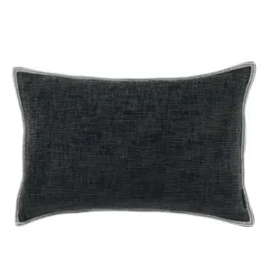 coussin lin carbone
