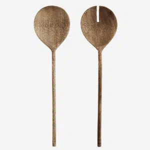 Couverts à salade en bois de manguier, L28cm, Madam Stoltz