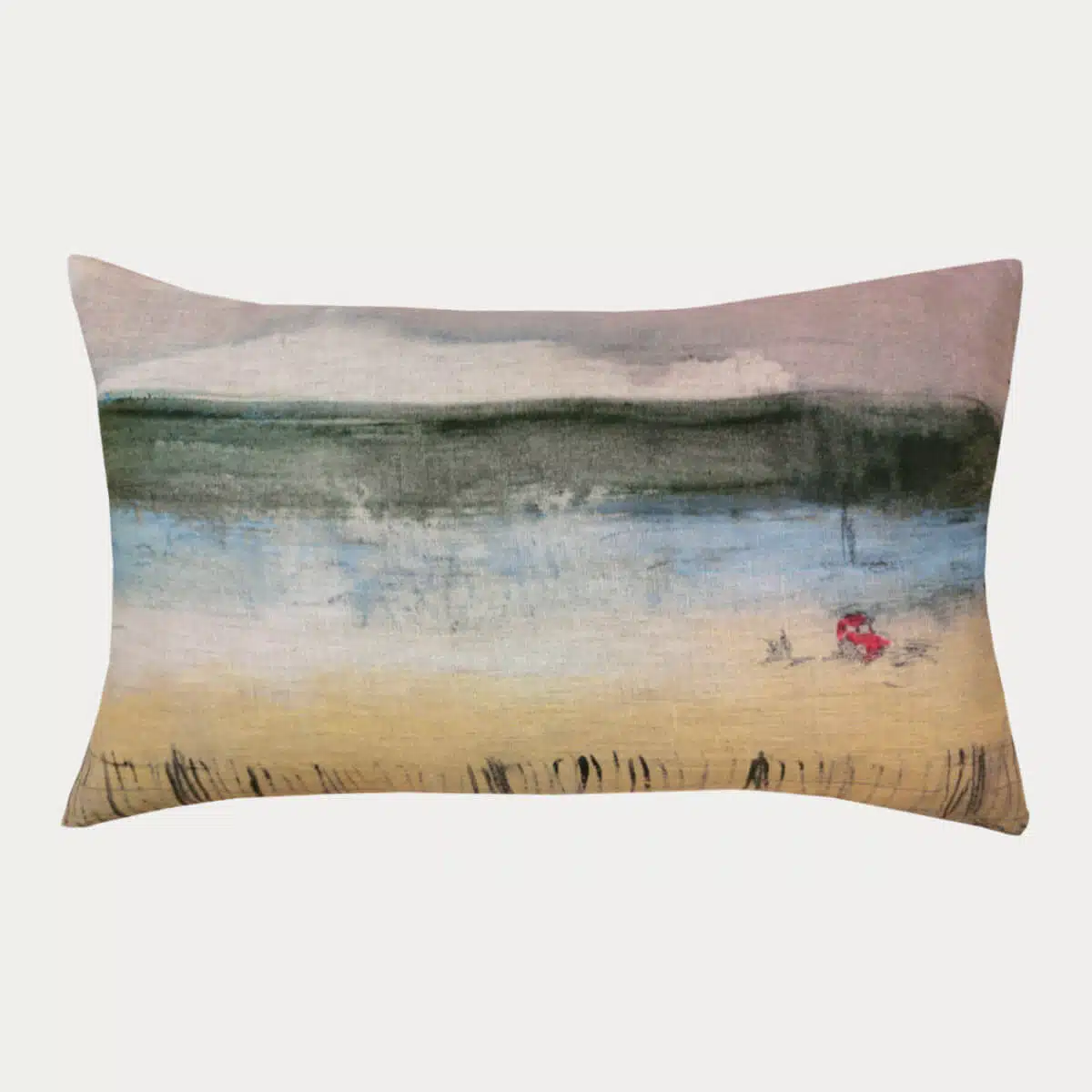 Housse de coussin Tracteur Rouge