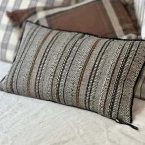Coussin Toile BIVOUAC Ardoise - Maison de Vacances