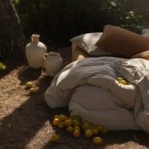 Housse de Couette en Gaze de Coton Falaise - Linge de lit