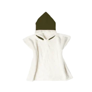 poncho kaki