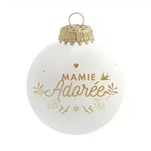 Boule de Noël à Message