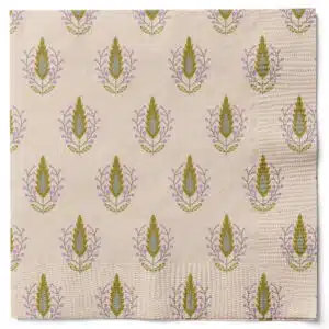 Serviettes Papier FlowersDays Doré