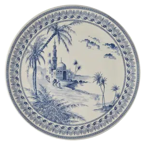 Plat à Gâteaux Bleu