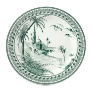 Plat à Gâteaux Vert