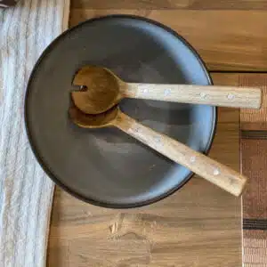 set salade bois métal