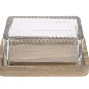 Beurrier Verre Bois
