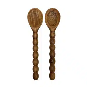 Set Couverts boules bois