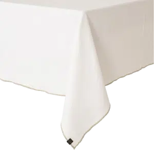 Nappe Lin et Coton Blanc CORTE