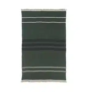 Plaid / Fouta en Lin Belge Racing green - Libeco