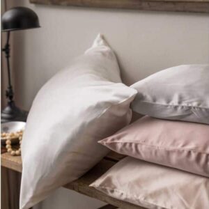 Taie d'Oreiller Soie Ashley Neige