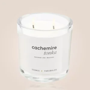 Bougie iconic cachemire tonka