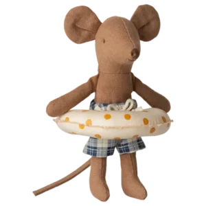 Souris avec Bouée à Pois jaunes - Maileg