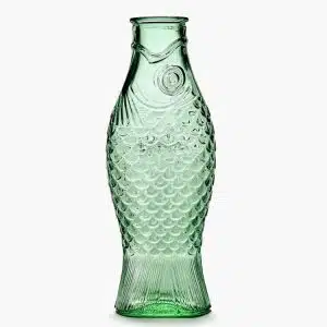Carafe en verre Fish & Fish Vert