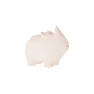 Sculpture Terre Cuite Sable Rhino 1