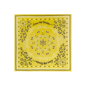 Serviettes Papier Bandana Jaune