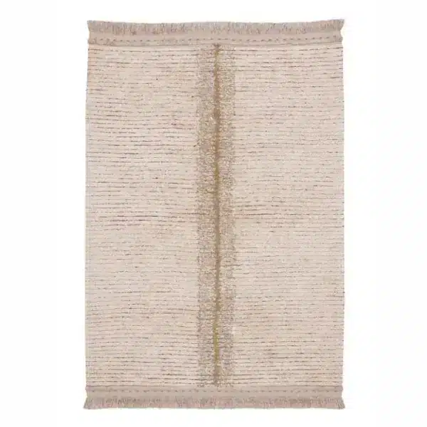 Tapis en Coton Lavable Réversible DUETTO Caramel - Lorena Canals