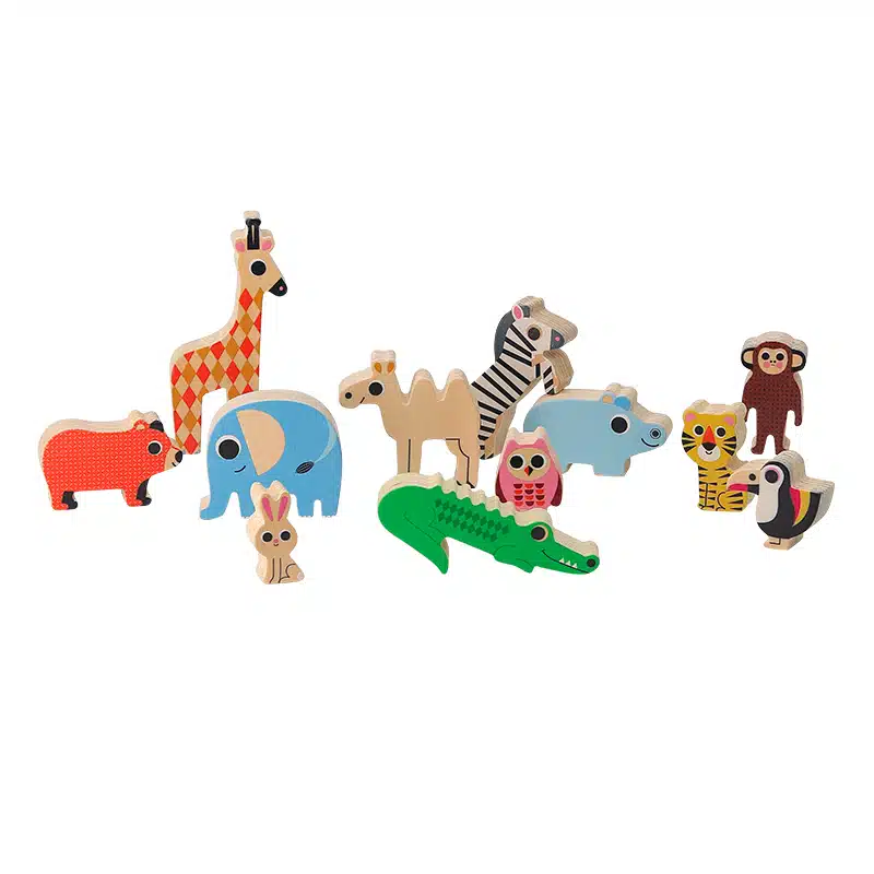 Jeu d'équilibre Arche des animaux Bois 3