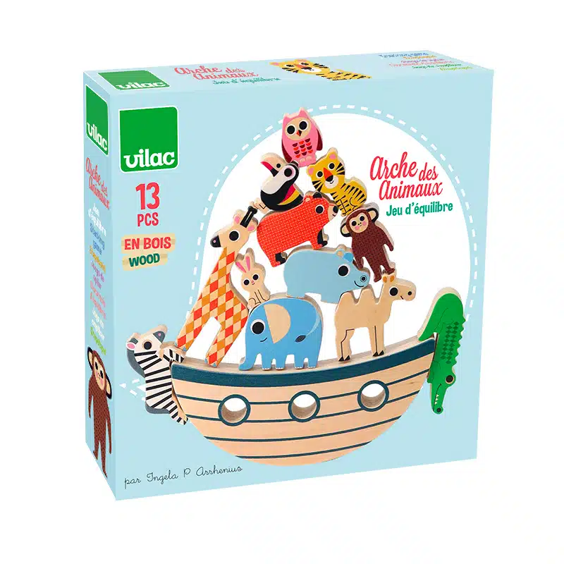 Jeu d'équilibre Arche des animaux Bois