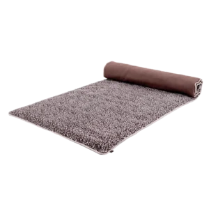 Housse d'Édredon Velours GAIRO Ganache - Haomy