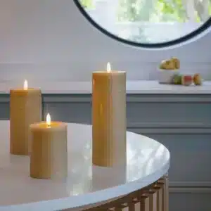 Bougie LED Rustique Miel