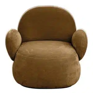 Fauteuil Pivotant Retroplush Camel
