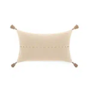 Housse de Coussin Velours PIPA Sable Vent du Sud