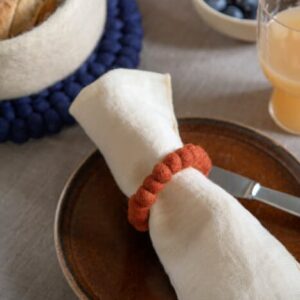 Rond de serviette Perle en Laine