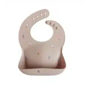 Bavoir en Silicone Fusées Mushie