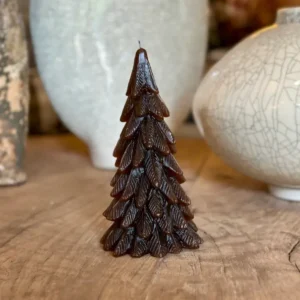 Bougie Sapin Marron GM - La Ciergerie des Prémontrés