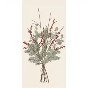 Serviettes en Papier Bouquet de Noël IB Laursen