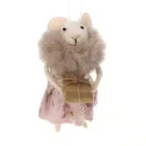 Suspension Souris avec Jupe et Cadeau