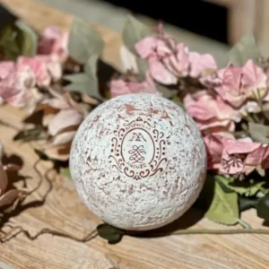 Boule Parfumée en Terre Cuite d'Anduze Écusson GM - Ampholia