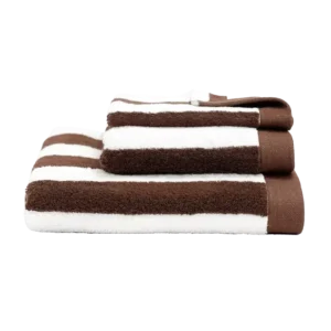 Serviette de Bain Coton SANTORINI Ganache - Haomy