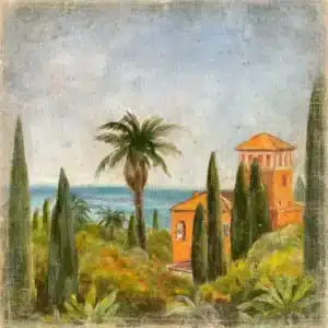 Toile Ciel Italien 120x120 - Alfonz
