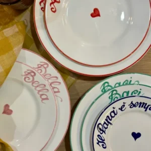 Assiette à message Popolo