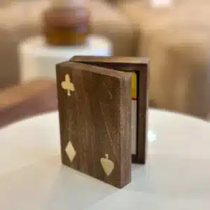 Boîte en Bois Cartes