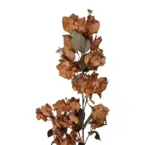 Tige de Bougainvillier Fleur Artificielle Brun