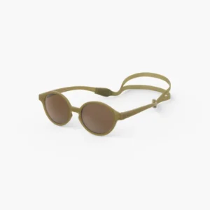 Lunettes de Soleil 0-3 ans Rondes Glossy Kaki - Izipizi