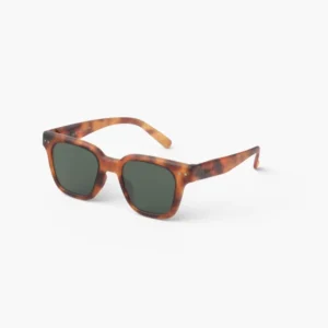 Lunettes de Soleil 7-11 ans Rectangles Oversize Havane - Izipizi